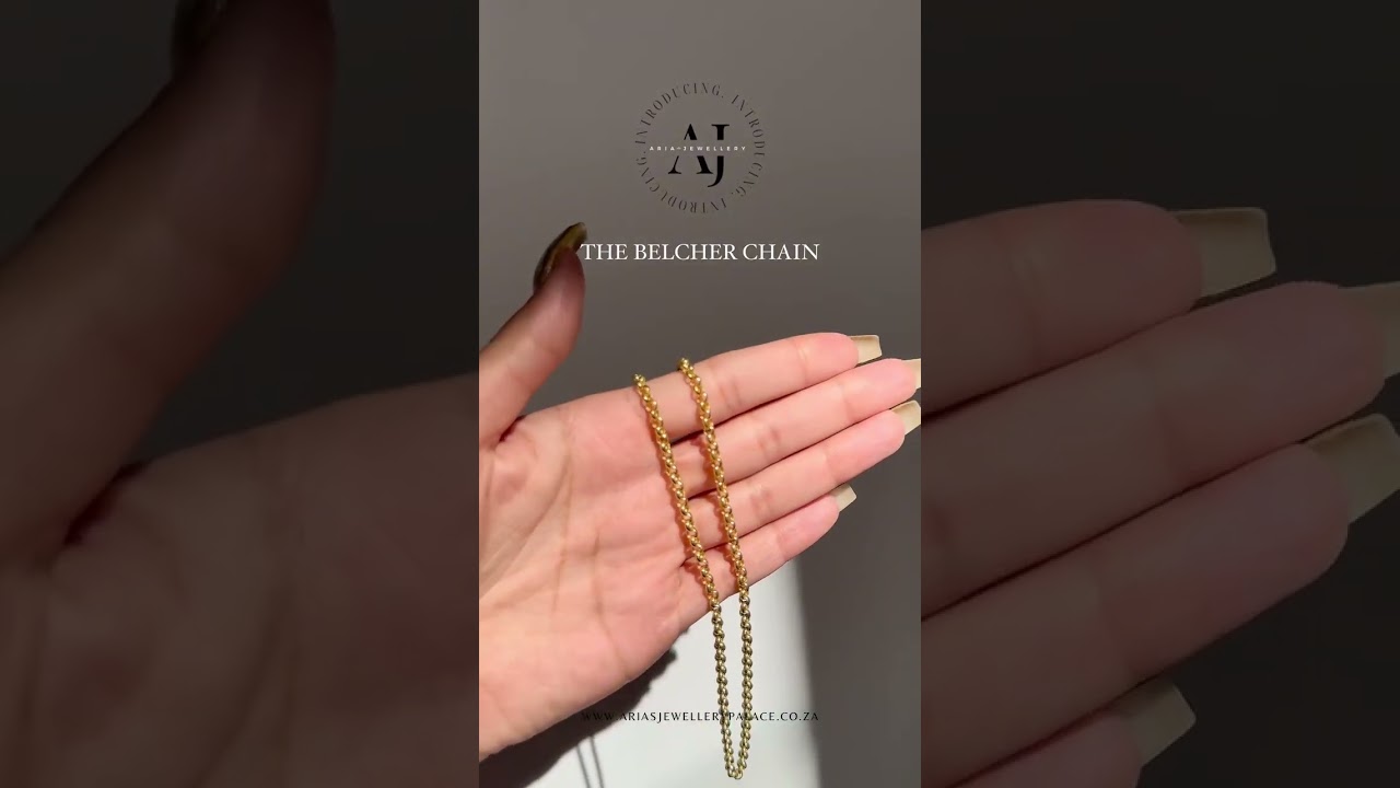 Small Gold Belcher Chain South Africa | 9ct Gold Belcher Chains Aria Jewellery | 9ct Gold Chains