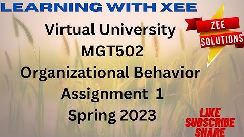 CS502 Assignment 1 spring Virtual University of pakistan