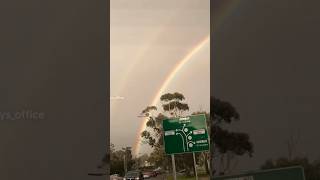 CapCut says Enjoy a Double Rainbow.