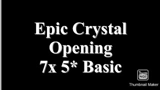 My Best crystal opening EVER 7x 5 star basic God tier galore Marvel Contest of Champions MCOC