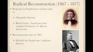 APUSH Review: Reconstruction (Updated)