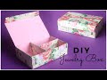 DIY Jewelry Box | How To Make Jewellery Box from Waste Cardboard | DIY Organizer