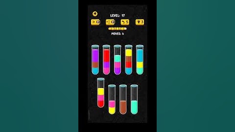 Game Color Water Sort 3D Level 17