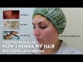 How I Dye my Hair Red with Henna using LUSH Caca Rouge and Caca Marron a Tutorial, Demo and Review