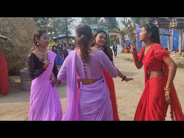 Chato Chato Baat Me Tharu Wedding Dance in Chitwan 2022||AJYC SOUND|| class=