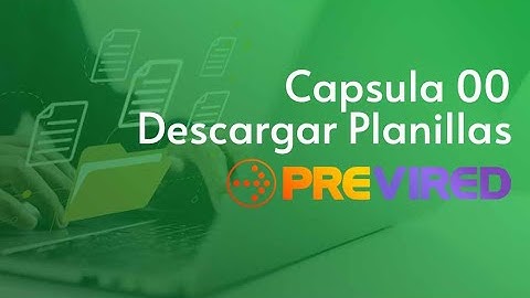 capsula 00 Descargar planillas previred