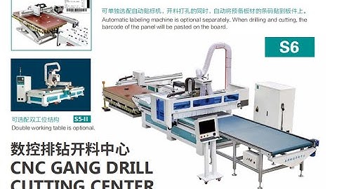 S6 SUDIAO CNC Nesting Machine With Auto Labelling