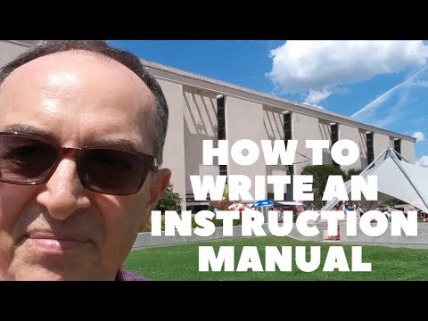 Video: How To Draw Up An Instruction Manual