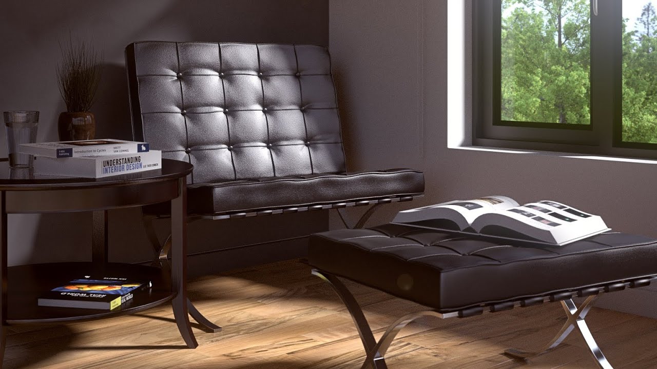 How To Make A Simple Lounge Room In Blender YouTube