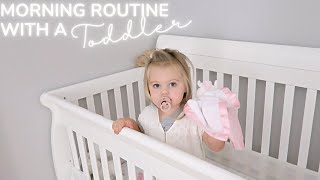 MORNING ROUTINE WITH AN ALMOST 2 YEAR OLD | ft. Lovevery