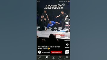 POV:they just added AI Robots to Power Slap 🤣💀 #shorts