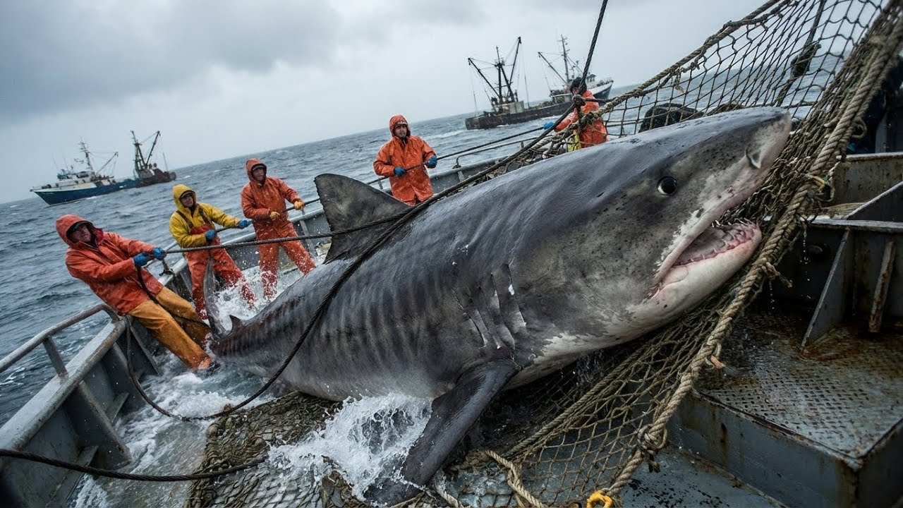 A 500kg Sea Monster Dragged Our Stern Sideways and Nearly Flipped the Boat… Tiger Shark
