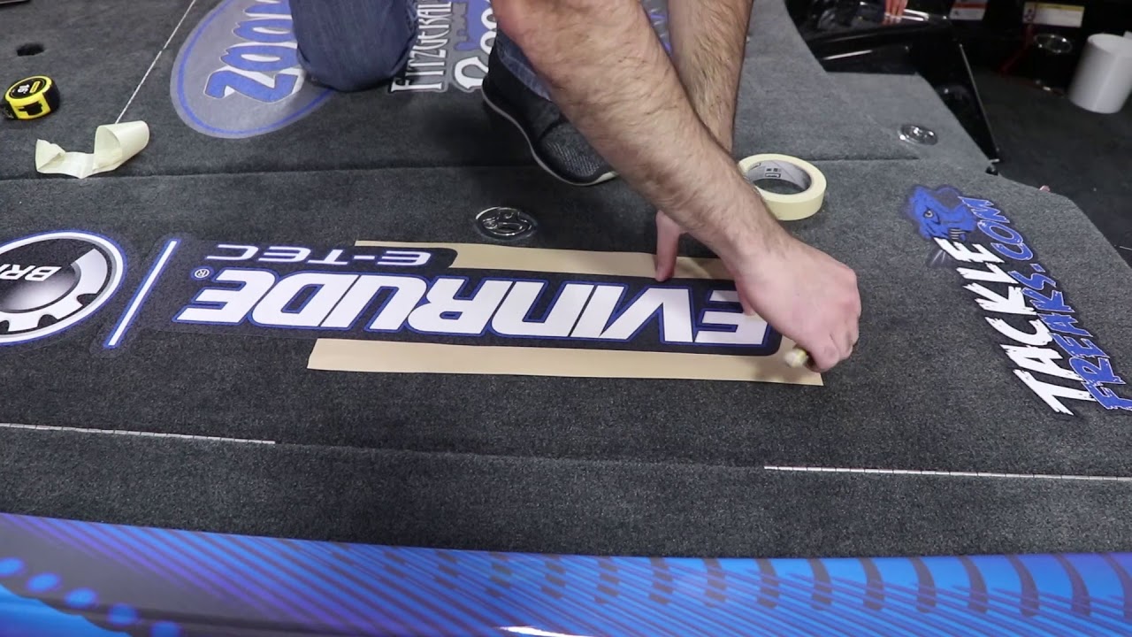 Installing Carpet Graphics on my Bass Boat, How To, DIY