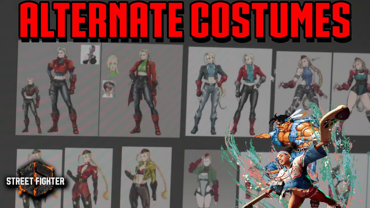 All Street Fighter 6 alternate costumes