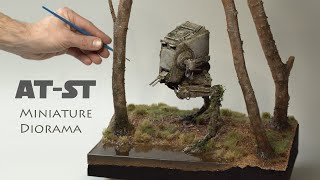 Abandoned ATST  Star Wars inspired Diorama