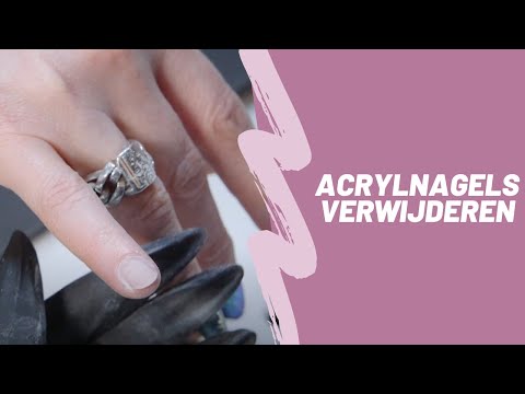 Acryl nagels verwijderen