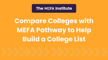 The MEFA Institute Compare Colleges with MEFA Pathway