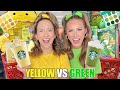 Yellow  vs green  target shopping challenge