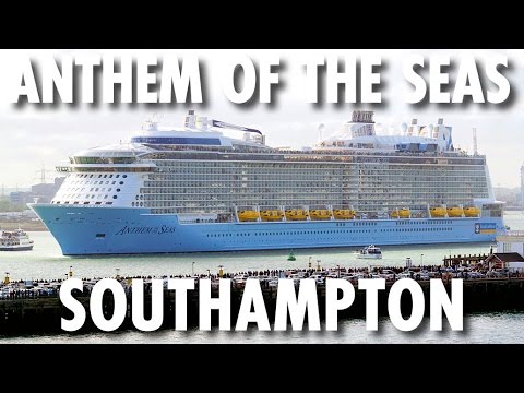 Anthem of the Seas Departs Southampton, U.K. ~ Royal Caribbean International ~ Cruise Ship Tour