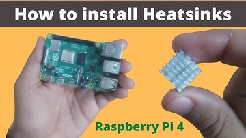 How to add heatsinks with raspberry pi 4 - Update 2021