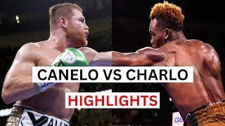 Canelo Alvarez vs Jermell Charlo Highlights & Knockouts