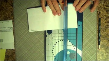 envelope mini album tutorial part 1