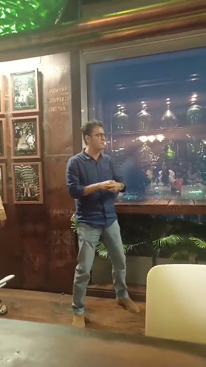 Bengali Actor Anirban Bhattacharya singing songs with Srijit Mukherjee