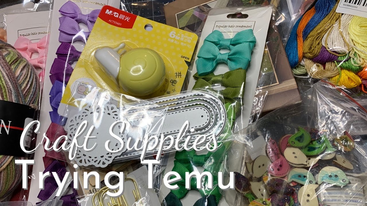 Temu for crafting supplies?? YouTube