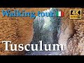 Tusculum, Italy【Walking Tour】4K - *Searching for Cicero's villa*