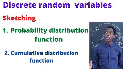 Sketching p.d.f f(x) and C.d.f F(X).............#africastruggle.