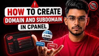 How to add domain and create subdomain in c panel 
