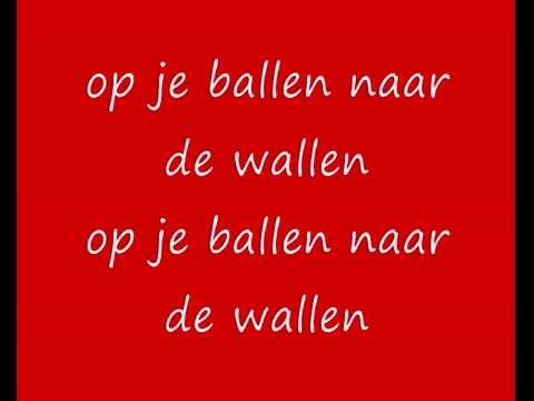 op je ballen naar de wallen