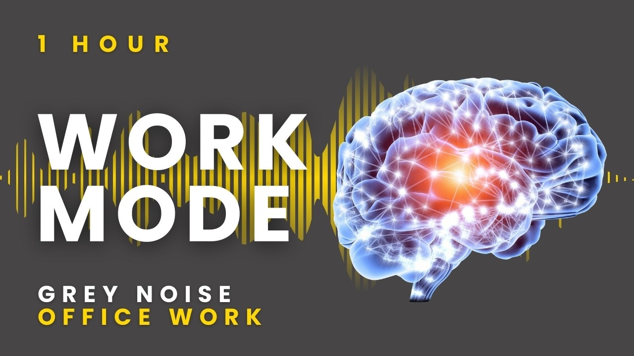 Grey Noise for ADHD Deep Work | 1 Hour | Block Distractions & Stay Focused