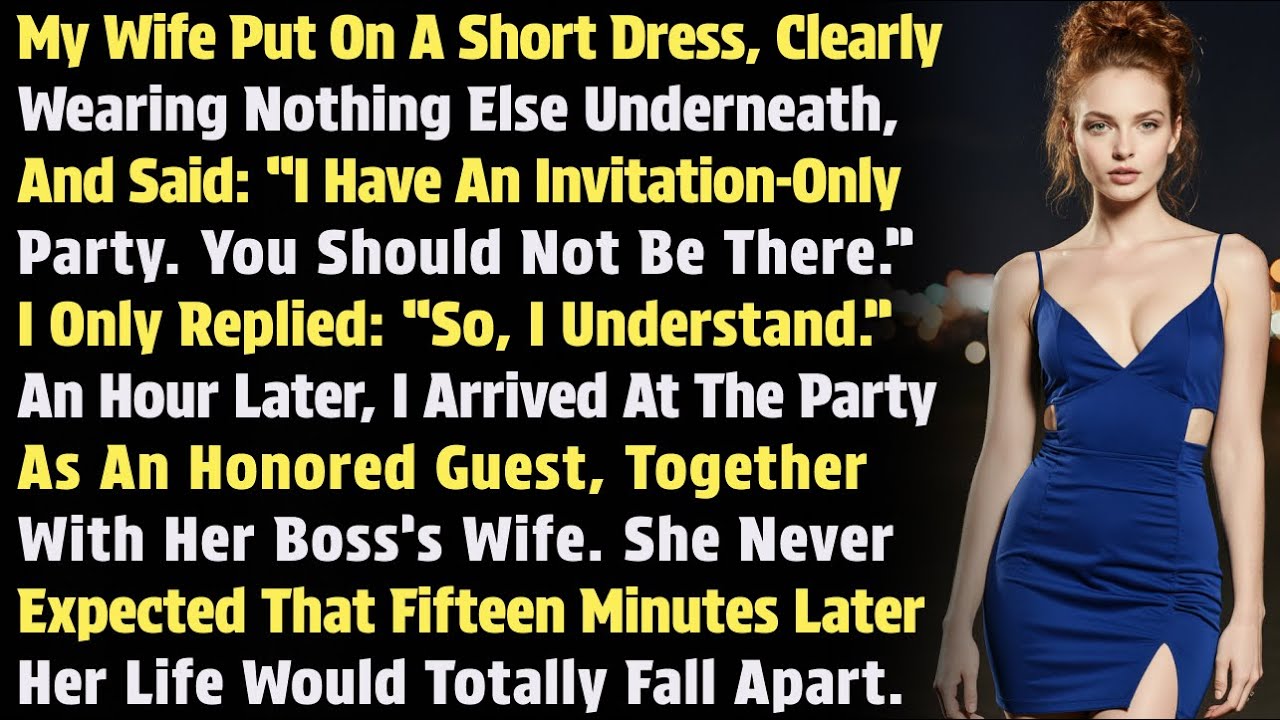 My Wife Put On A Short Dress, Clearly Wearing Nothing Else Underneath, And Said: “I Have...