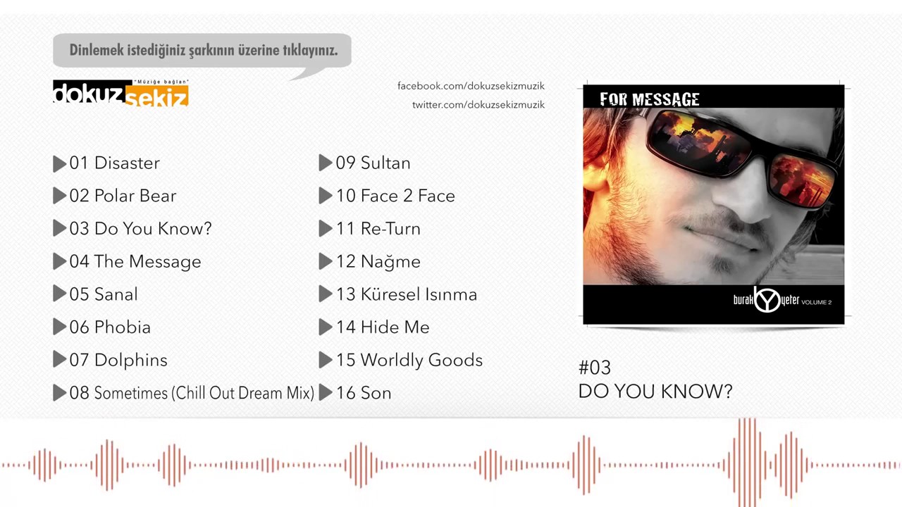 Watch Dj Burak Yeter - Do You Know (Official Audio) on YouTube Watch Dj Burak Yeter - Do You Know (Official Audio) on YouTube