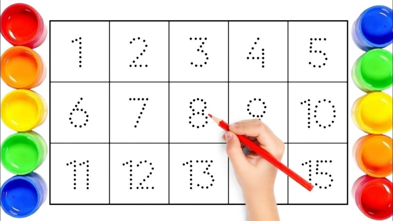 유아와 아이들을 위한 ABCD 알파벳과 123 숫자 따라쓰기 | Learn ABCD Alphabets and numbers counting 123. ABC phonics song.