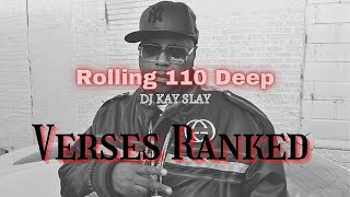 Rolling 110 Deep (Verses Ranked)