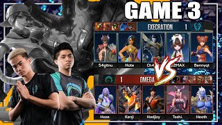 THE CLUTCH PLAY! | EXE vs OMEGA GAME 3 | MPL-PH Season 6 Regular Season Week 8 Day 3