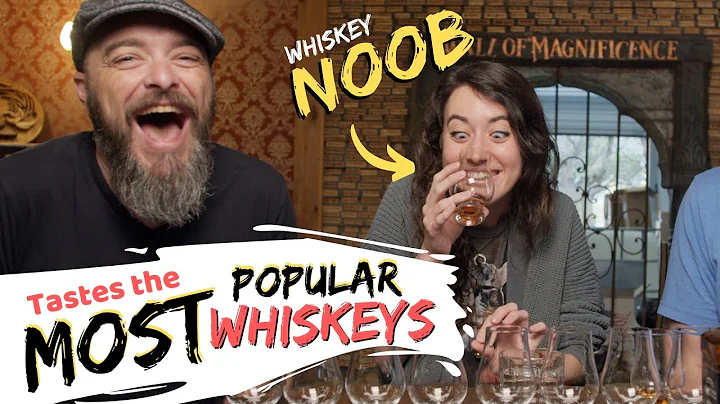 a NOOB tastes the MOST POPULAR whiskeys (U.S. sale...