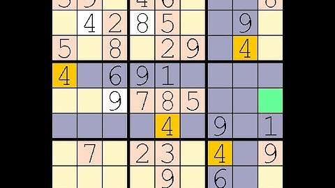 How to Solve Globe and Mail Sudoku Four Star  12 May, 2023