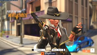 GALE RANK 18 ASHE GAMEPLAY - POTG! OVERWATCH 2 TOP 500 SEASON 9