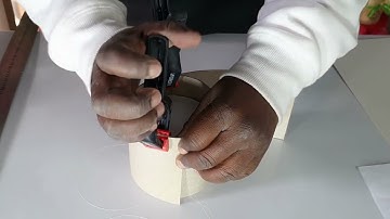How to make a gift/flower box, How to make a hat round box (Part 4) How to make a box