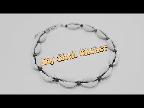 How to make a shell choker | Emily Sara