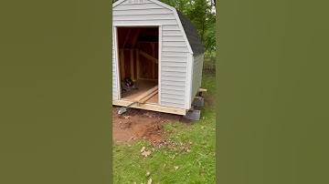 Shed turned trailer #shed #diy #willitwork #funny #move #redneck
