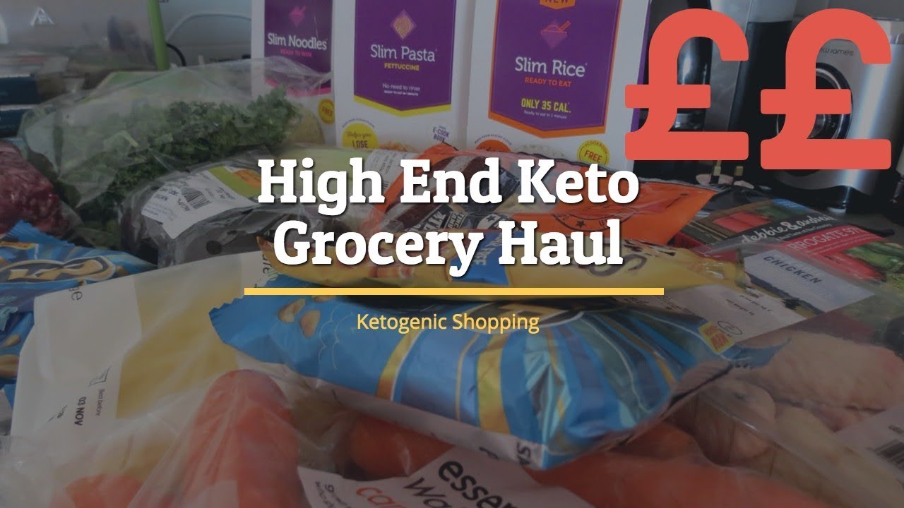 £100 Keto Grocery Haul Keto Haul Waitrose YouTube