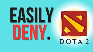 How to Deny Creeps with Right Click... (DOTA 2)