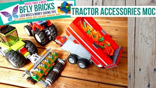 LEGO Tractor Trailer and Accessories MOC