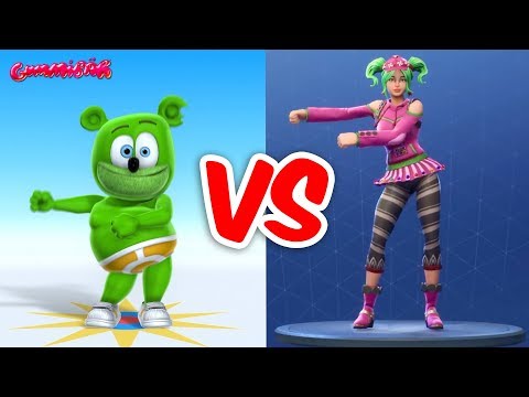 FORTNITE DANCE CHALLENGE с Gummy Bear and Friends