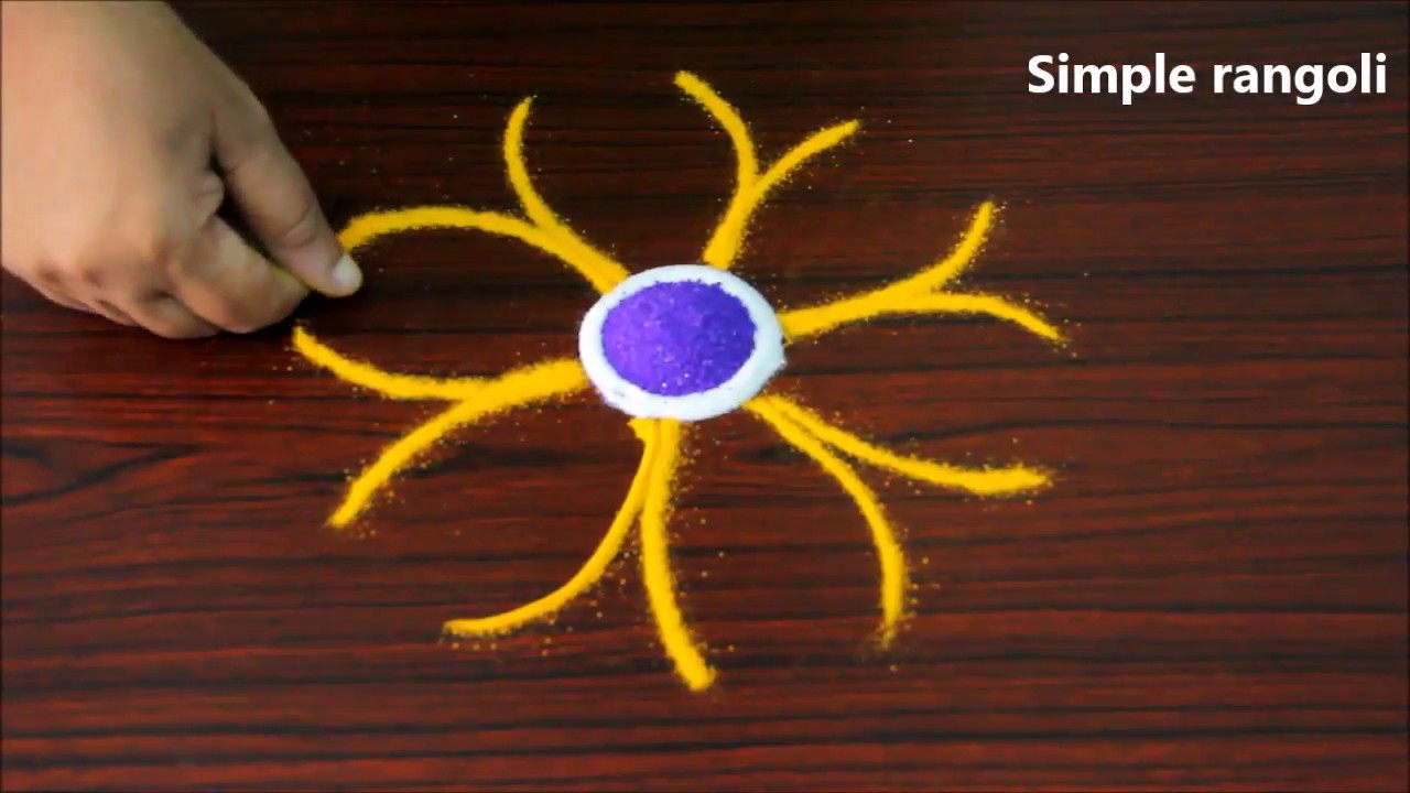 Simple kolam art designs with out dots | freehand rangoli designs ...
