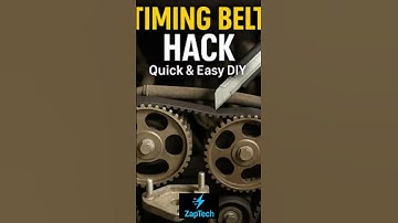 Genius Hack for Replacing Engine Timing Belts | Quick & Easy DIY Fix! 🔧 #mechanictips #garagehacks